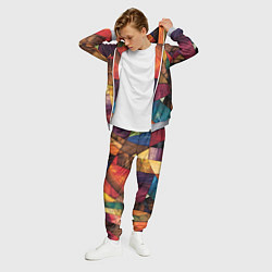 Костюм мужской Мозайка геометрическая, цвет: 3D-меланж — фото 2