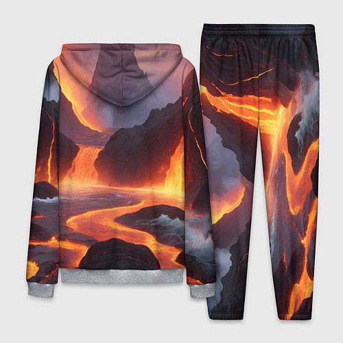 Мужской костюм Текущая лава / 3D-Меланж – фото 2