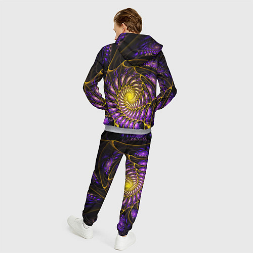 Мужской костюм Fractal illusion steel / 3D-Меланж – фото 4
