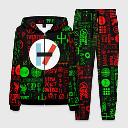 Костюм мужской Twenty one pilots music steel, цвет: 3D-черный