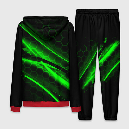 Мужской костюм Starcraft 2 кислотные соты линии / 3D-Красный – фото 2