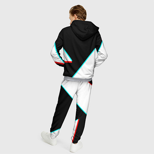 Мужской костюм Among us geometry steel glitch / 3D-Меланж – фото 4