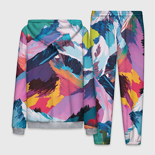 Мужской костюм Горы краски / 3D-Меланж – фото 2