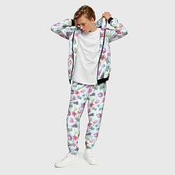 Костюм мужской Новогодний фон, цвет: 3D-черный — фото 2