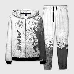 Мужской костюм BMW - white gradient по-вертикали