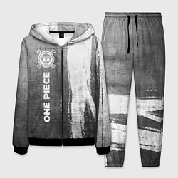 Мужской костюм One Piece - grey gradient по-вертикали