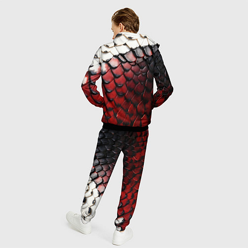 Мужской костюм Змеиная броня / 3D-Черный – фото 4