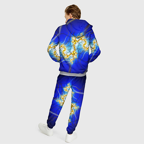 Мужской костюм Фрактальный узор мерцание / 3D-Меланж – фото 4