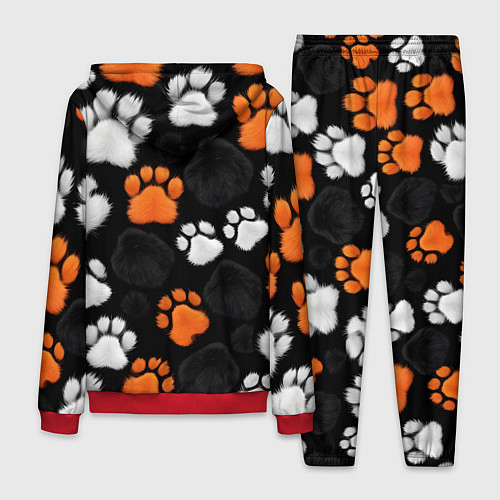 Мужской костюм Мохнатые лапки / 3D-Красный – фото 2