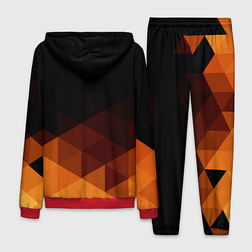 Мужской костюм Герб России геометрия / 3D-Красный – фото 2