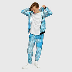 Костюм мужской Синие кирпичики, цвет: 3D-черный — фото 2