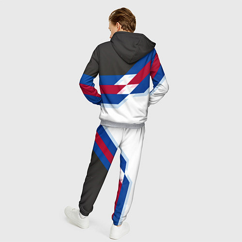 Мужской костюм Nissan geometry steel / 3D-Меланж – фото 4