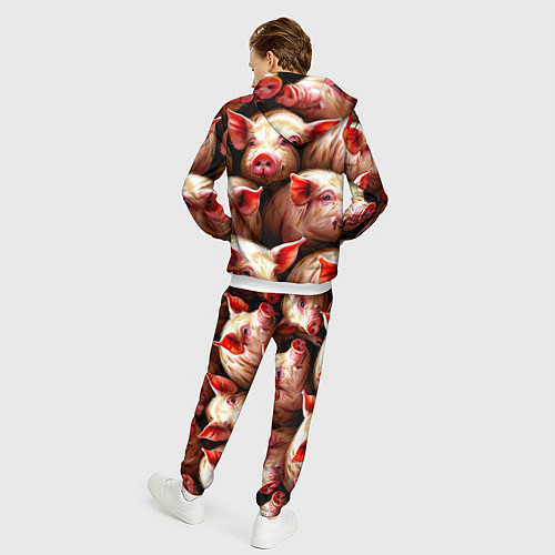 Мужской костюм Поросята / 3D-Белый – фото 4