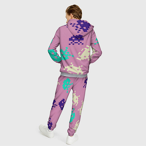 Мужской костюм Пиксели фильтр / 3D-Меланж – фото 4