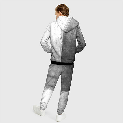 Мужской костюм Sally Face - grey gradient по-вертикали / 3D-Черный – фото 4