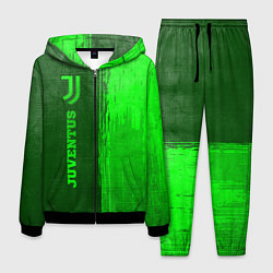 Мужской костюм Juventus - green gradient по-вертикали