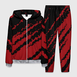 Костюм мужской The color is red and black, цвет: 3D-меланж