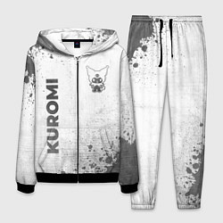 Мужской костюм Kuromi - white gradient вертикально