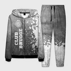 Костюм мужской Club Brugge - grey gradient по-вертикали, цвет: 3D-черный