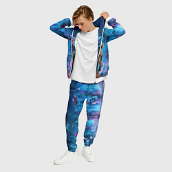 Костюм мужской Mass Effect - neon glow fantastic, цвет: 3D-белый — фото 2