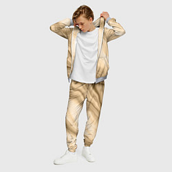 Костюм мужской Светлый коричневый текстура камень мрамор, цвет: 3D-меланж — фото 2