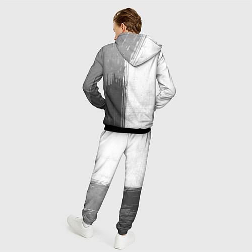 Мужской костюм Radiohead - white gradient по-вертикали / 3D-Черный – фото 4