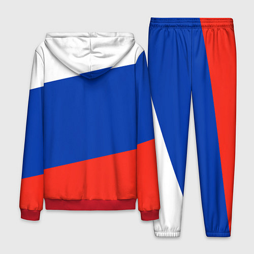 Мужской костюм Россия флаг с гербом / 3D-Красный – фото 2