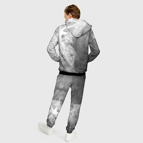 Мужской костюм Daewoo - grey gradient по-вертикали / 3D-Черный – фото 4