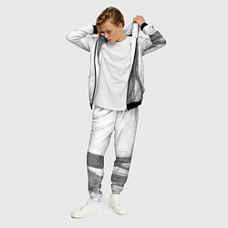 Костюм мужской Subaru - white gradient по-вертикали, цвет: 3D-черный — фото 2