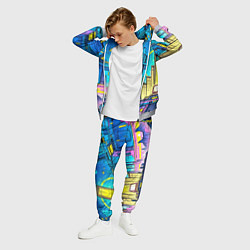 Костюм мужской Космический город, цвет: 3D-меланж — фото 2