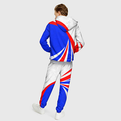 Мужской костюм Герб России - цвета флага / 3D-Меланж – фото 4