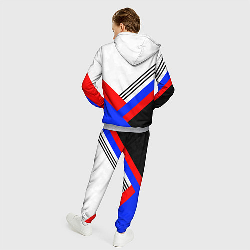 Мужской костюм Герб России - минимализм / 3D-Меланж – фото 4