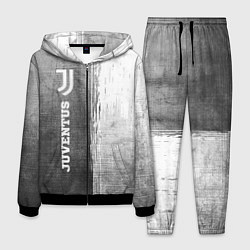 Мужской костюм Juventus - grey gradient по-вертикали