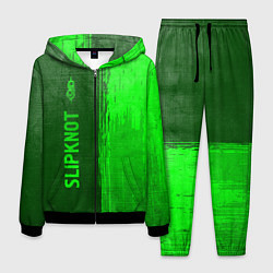 Мужской костюм Slipknot - green gradient по-вертикали