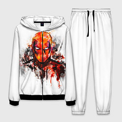 Мужской костюм Дэдпул краски