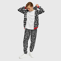 Костюм мужской Monster energy japan pattern, цвет: 3D-красный — фото 2