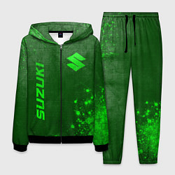Мужской костюм Suzuki - green gradient вертикально