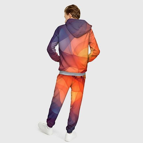 Мужской костюм Летящая вуаль / 3D-Меланж – фото 4