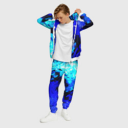 Костюм мужской Monster energy синий дым, цвет: 3D-белый — фото 2