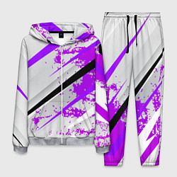 Мужской костюм Color white light pink