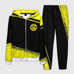 Мужской костюм Borussia жёлтые полосы