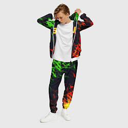 Костюм мужской RUST огненная текстура, цвет: 3D-белый — фото 2