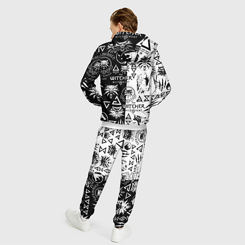 Мужской костюм Monster energy логотипы игр / 3D-Белый – фото 4