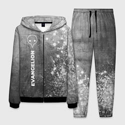 Костюм мужской Evangelion - grey gradient по-вертикали, цвет: 3D-черный