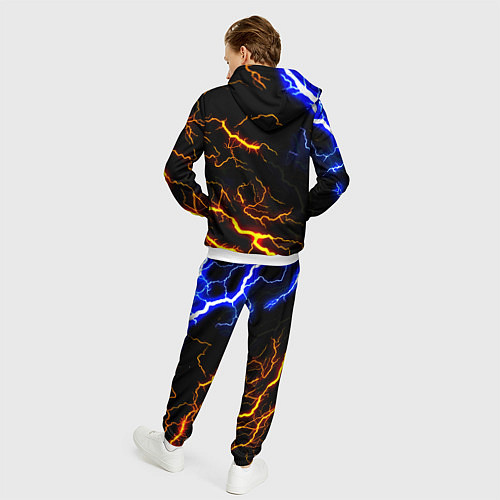 Мужской костюм Monster energy шторм / 3D-Белый – фото 4