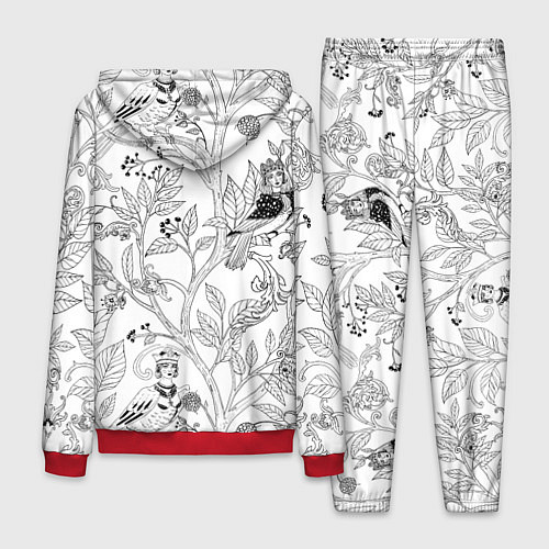 Мужской костюм Птицы Сирин / 3D-Красный – фото 2