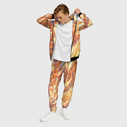 Костюм мужской Золотистая блестящая текстура, цвет: 3D-черный — фото 2