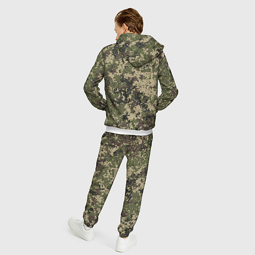 Мужской костюм Камуфляж защитный пиксельный / 3D-Белый – фото 4