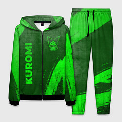 Мужской костюм Kuromi - green gradient вертикально