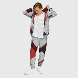 Костюм мужской Color black red grey, цвет: 3D-меланж — фото 2